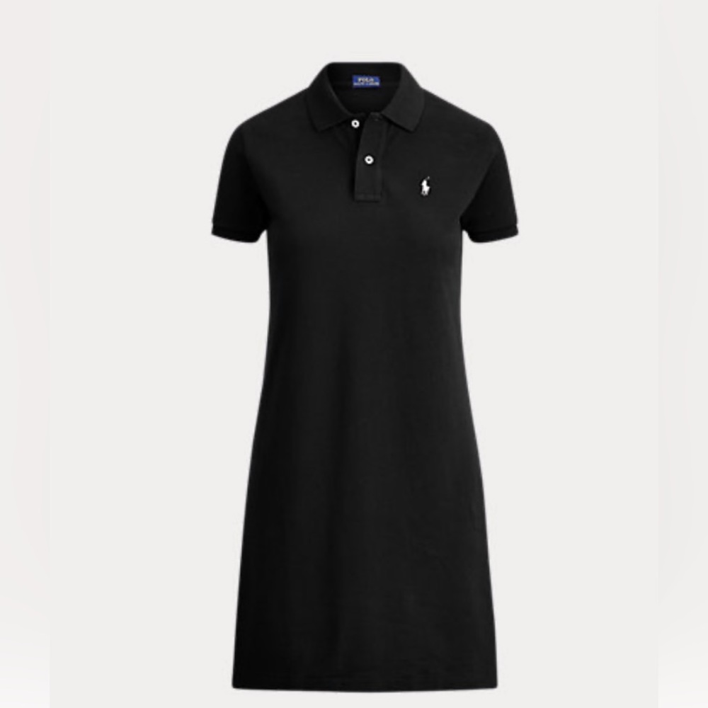 Ralph Lauren Mini Navy Mesh Dress